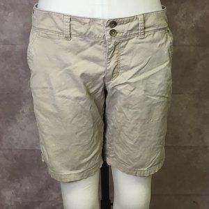 American Eagle Khaki Uniform Shorts
